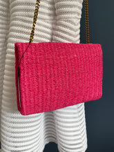 Lade das Bild in den Galerie-Viewer, YSL KATE RAFFIA BAG
